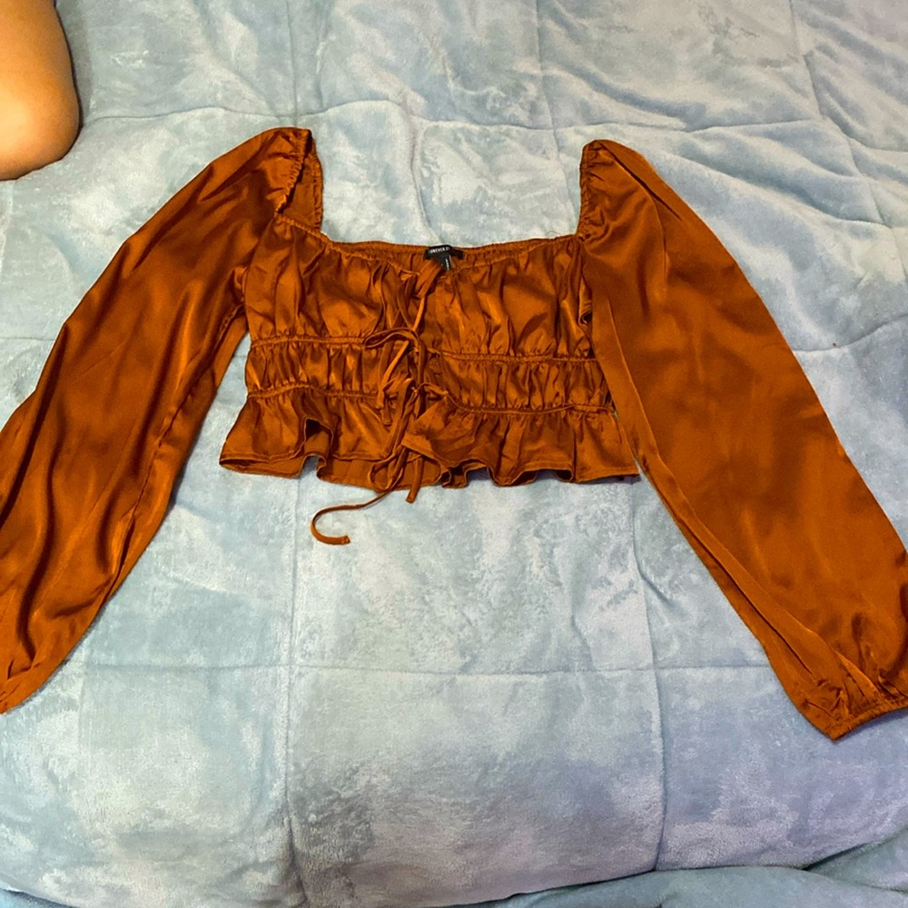 brown cute party shirt